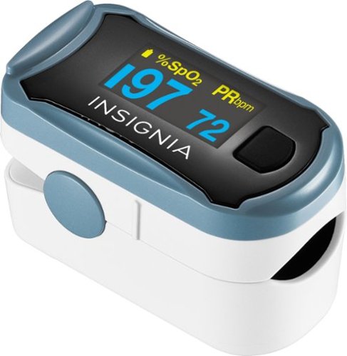 Insignia™ - Pulse Oximeter with Digital Display - White