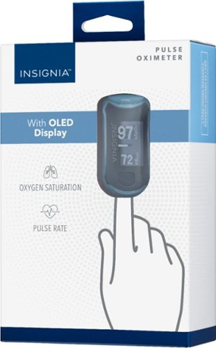 Insignia™ Pulse Oximeter with Digital Display - White WHERE TO BUY