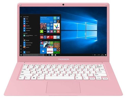 Thomson - Neo 14.1" Laptop - Intel Celeron - 4GB Memory - 64GB eMMC - Pink-Front_Standard 
