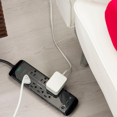 Enbrighten - 7 Outlet 1440 Joules Surge Protector w/3' Power Cord - Black-Alt_View_Standard_16 