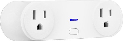 Enbrighten - Wi-Fi Smart Indoor 2-Outlet Plug-in - White