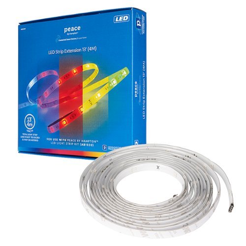Peace by Hampton - Full Color LED Light Strip Extension, 13ft