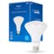 Peace by Hampton - BR30 LED Smart Wi-Fi Floodlight Bulb (1-Pack) - Adjustable White-Front_Standard