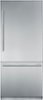 Thermador - Freedom Collection 19.5 Cu. Ft. Bottom Freezer Built-In Smart Refrigerator with Masterpiece Series Handles - Silver-Front_Standard