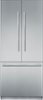 Thermador - Freedom Collection 19.4 Cu. Ft. French Door Built-In Smart Refrigerator with Masterpiece Series Handles - Silver-Front_Standard