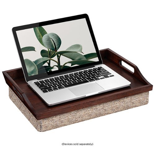 Rossie Home - Bamboo Lap Tray for 15.6" Laptop - Espresso