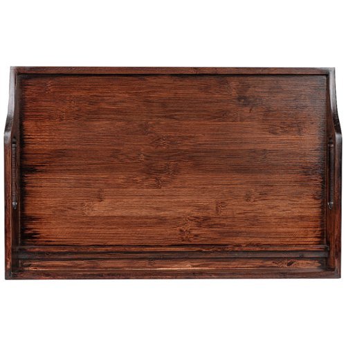 Rossie Home Media Bed Tray for 17.3 Laptop or Tablet - Bamboo Espresso WORLDWIDE DELIVERY