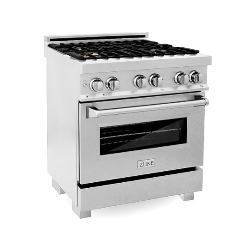 Photos - Cooker Zline  4.0 cu. ft. Dual Fuel Range with Gas Stove and Electric Oven with 