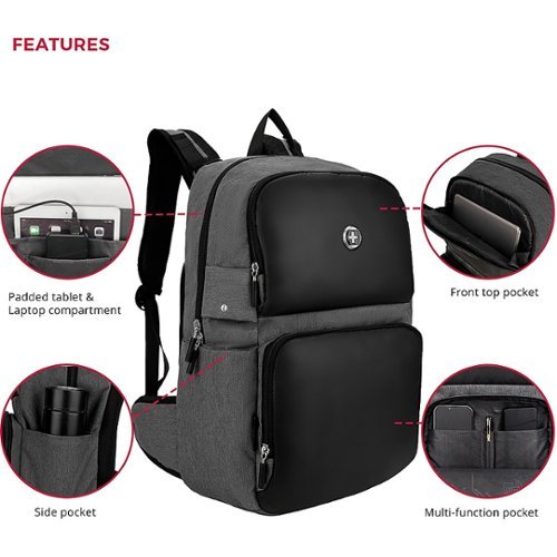 Swissdigital Design EMPERE TM Carrying Case - Black/Gray BUY IN UK
