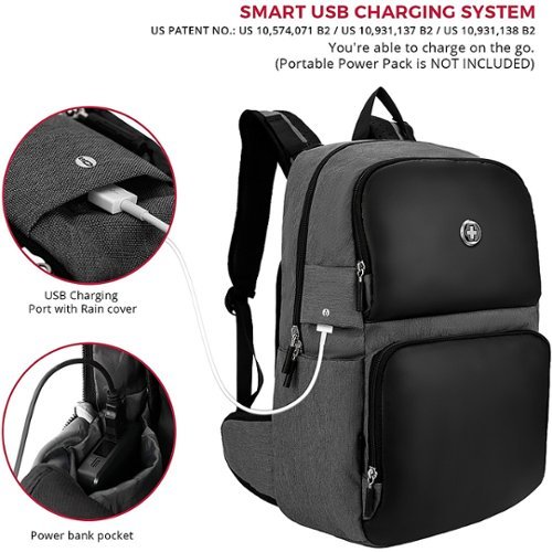 Swissdigital Design EMPERE TM Carrying Case - Black/Gray BUY IN HONG KONG