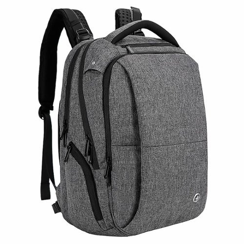 Swissdigital Design Zion Massaging Backpack - Charcoal WHERE TO BUY