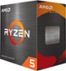 AMD - Ryzen 5 5600X 4th Gen 6-core, 12-threads Unlocked Desktop Processor With Wraith Stealth Cooler - Black-Front_Standard