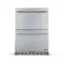 Front. NewAir - 20-Bottle or 80-Can Dual Drawer Wine Refrigerator - Stainless Steel.