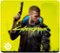 SteelSeries - QcK Large Cyberpunk 2077 Edition Cloth Gaming Mousepad - Yellow-Front_Standard