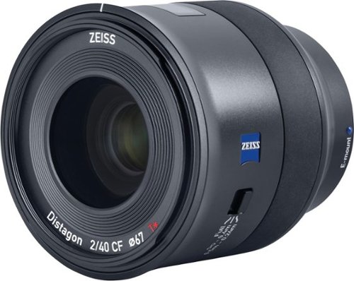 ZEISS - Batis 40mm f/2 CF Standard, Close-Focus Camera Lens for Full-frame Sony E-Mount Mirrorless Cameras - Black