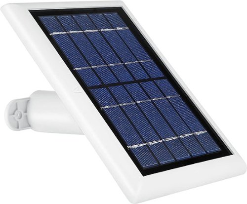 Wasserstein - Mountable Solar Panel for eufy Video Doorbell 2K - White