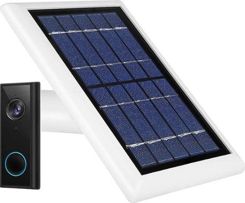 Wasserstein Mountable Solar Panel for eufy Video Doorbell 2K - White WORLDWIDE DELIVERY