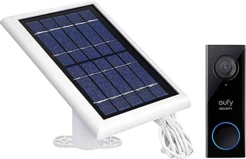 Wasserstein Mountable Solar Panel for eufy Video Doorbell 2K - White GLOBAL SHIPPING