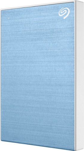 Seagate One Touch 2TB External USB 3.0 Portable Hard Drive with Rescue Data Recovery Services - Light Blue WORLDWIDE DELIVERY