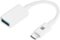 Platinum™ - USB-C to USB Adapter - White-Front_Standard 