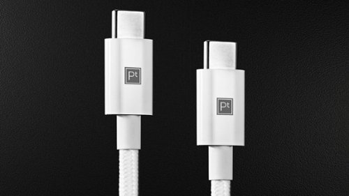 Platinum™ 6.6' USB-C to USB-C Charge-and-Sync Braided Cable for USB-C Smartphones, Tablet, and More - White BUY ONLINE