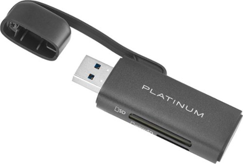 Platinum™ - UHS-I USB 3.2 Gen 1 Memory Card Reader - Black
