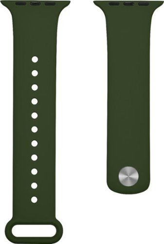 Modal™ - Silicone Watch Band for Apple Watch 42mm, 44mm, Apple Watch Series 7 45mm and Apple Watch Series 8 45mm - Dark green