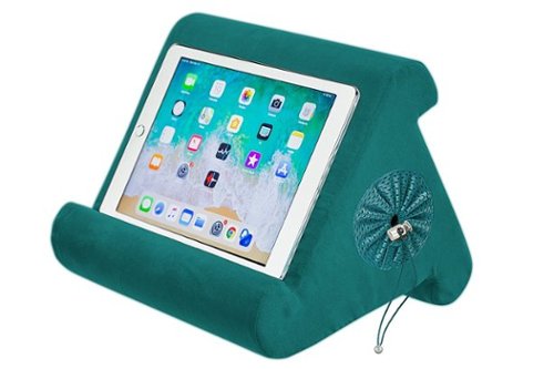 Happy Products - Flippy Cubby - Multi-Angle Soft Stand for Tablets, E-Readers, and Books - Green
