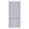 Bosch - Benchmark Series 19.4 Cu. Ft. French Door Built-In Smart Refrigerator - Stainless Steel-Front_Standard