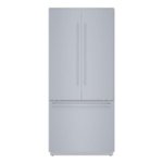 Bosch - Benchmark 19.4 cu. ft. French Door Built-In Smart Refrigerator - Stainless steel - Front_Standard