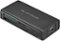 Platinum™ - USB 3.2 Gen 1 SD, microSD, CF 3 Slot Memory Card Reader - Black-Front_Standard