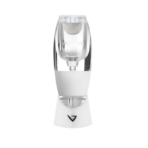 Vinturi - White Wine Aerator with No-Drip Base - Clear