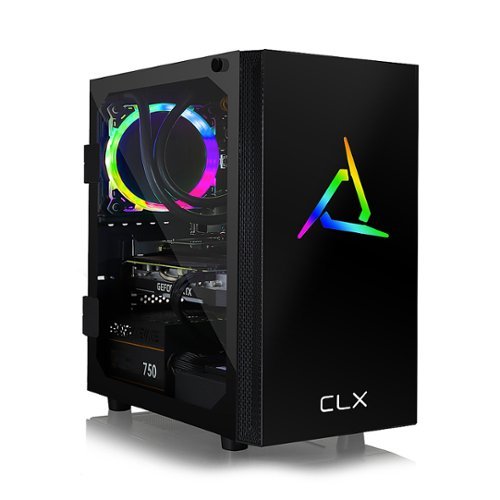 CLX SET Gaming Desktop -  Intel Core i5 10400 - 32GB Memory - NVIDIA GeForce RTX 3070 - 480GB SSD + 3TB HDD - Black