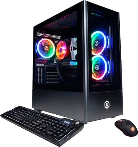 CyberPowerPC - Gamer Xtreme Gaming Desktop - Intel Core i7-10700F - 16GB Memory - NVIDIA GeForce RTX 3060 Ti - 1TB HDD + 500GB SSD - Black-Angle_Standard 