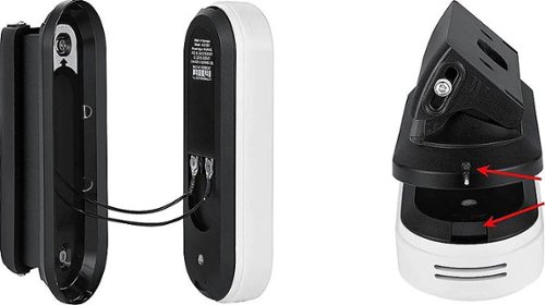 Wasserstein Horizontal Wedge Wall Mount for Arlo Video Doorbell GLOBAL SHIPPING