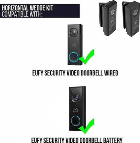 Wasserstein Horizontal Wedge Wall Mount for Eufy Video Doorbell BUY ONLINE