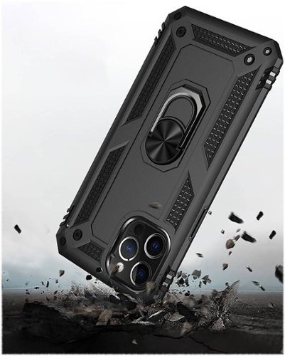 SaharaCase Military Kickstand Series Carrying Case for Apple iPhone 12 and 12 Pro - Black BUY IN MIDDLE EAST