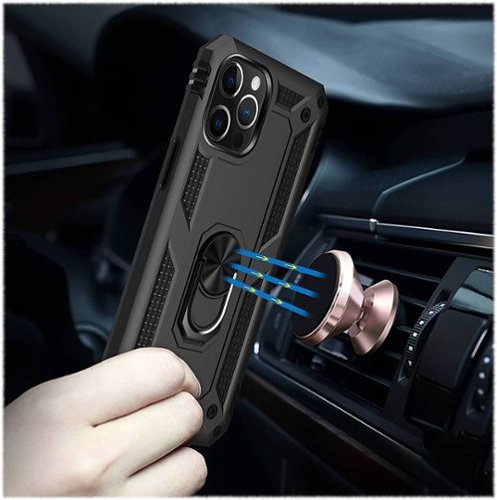 SaharaCase Military Kickstand Series Carrying Case for Apple iPhone 12 and 12 Pro - Black BUY IN AUSTRALIA