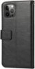 SaharaCase - Folio Wallet Case for Apple iPhone 12 and 12 Pro - Black-Left_Standard