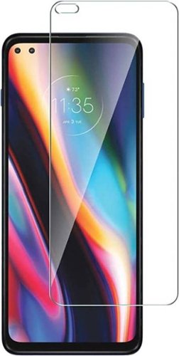 SaharaCase - ZeroDamage Tempered Glass Screen Protector for Motorola One 5G XT2075 - Clear