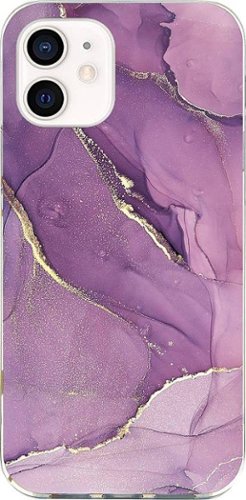 SaharaCase Marble Carrying Case for Apple iPhone 12 and 12 Pro - Purple Marble WORLDWIDE DELIVERY