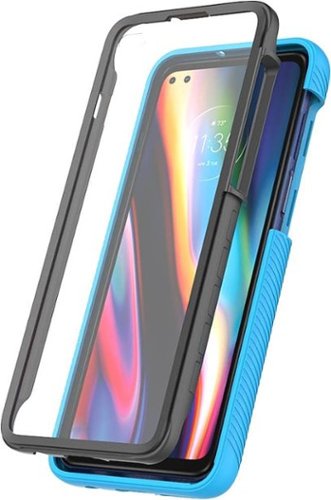 SaharaCase GRIP Series Carrying Case for Motorola One 5G - Aqua SHOP ONLINE