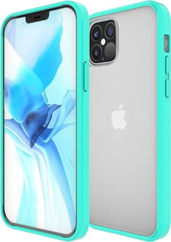 SaharaCase Hard Shell Series Case for Apple&#174; iPhone&#174; 12 and 12 Pro - Clear Teal GLOBAL SHIPPING