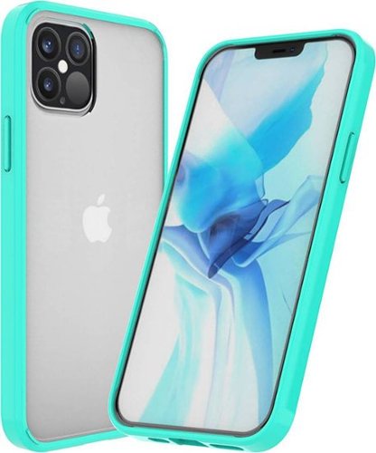 SaharaCase Hard Shell Series Case for Apple&#174; iPhone&#174; 12 and 12 Pro - Clear Teal BUY ONLINE