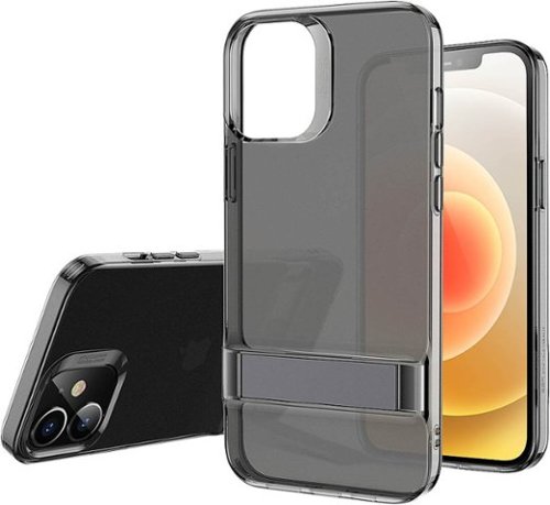 SaharaCase AirBoost Shield Carrying Case for Apple iPhone 12 mini - Transparent Black GLOBAL SHIPPING