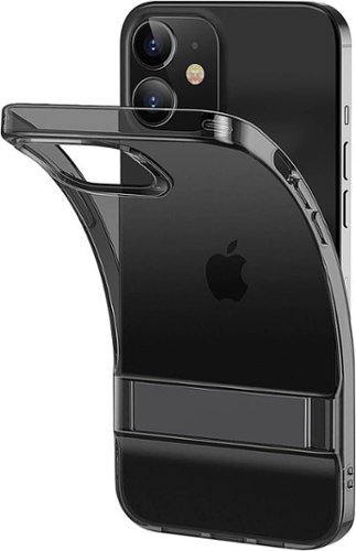 SaharaCase - AirBoost Shield Carrying Case for Apple iPhone 12 mini - Transparent Black-Left_Standard 