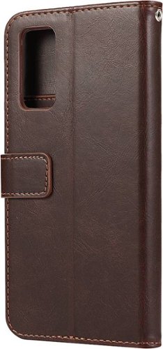 SaharaCase - Folio Wallet Case for Samsung Galaxy S20 FE - Brown-Left_Standard 