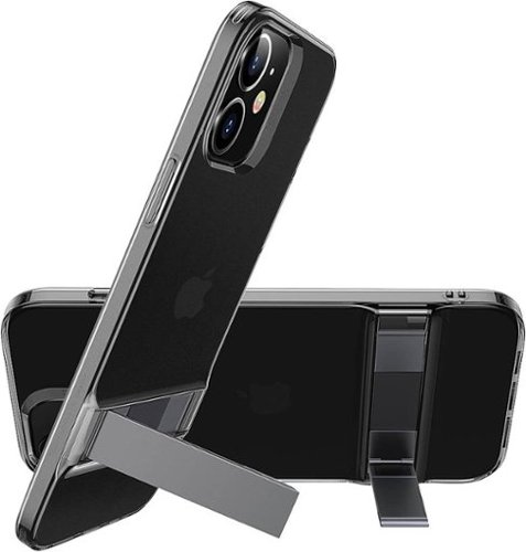 SaharaCase AirBoost Shield Carrying Case for Apple iPhone 12 Pro Max - Transparent Black GLOBAL SHIPPING