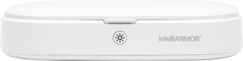 intelliARMOR UV Shield+ - Portable Smart Phone LED Sanitizer - White WORLDWIDE DELIVERY