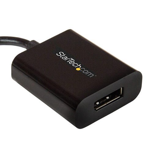 StarTech.com - USB C to DisplayPort Adapter - 4K 60Hz/8K 30Hz - Compact USB-C Monitor Video Converter - Thunderbolt 3 Compatible - Black-Alt_View_Standard_12 